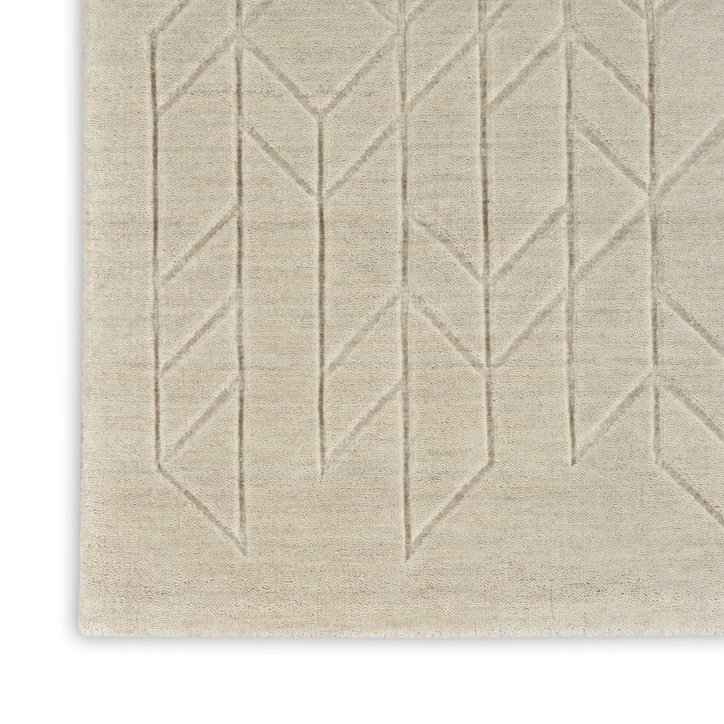 Nourison Home Alessia ALE01 Ivory  Contemporary Knotted Rug