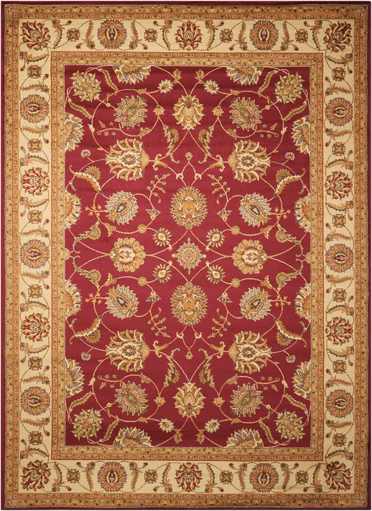 Nourison Home Paramount PAR09 Red Traditional Machinemade Rug