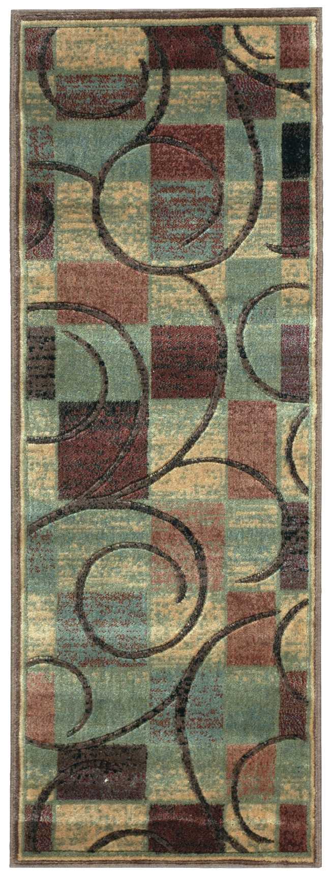 Nourison Home Expressions XP01 Brown Contemporary Machinemade Rug