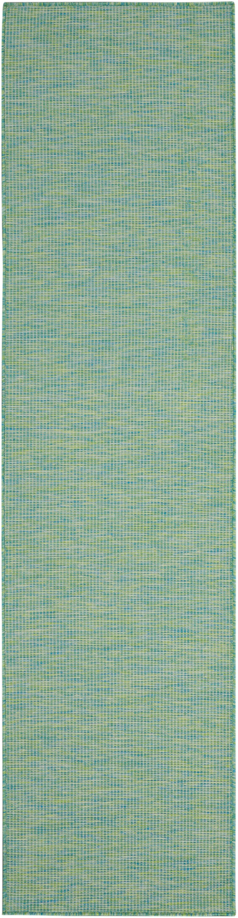 Nourison Home Positano POS01 Blue Green Contemporary Machinemade Rug