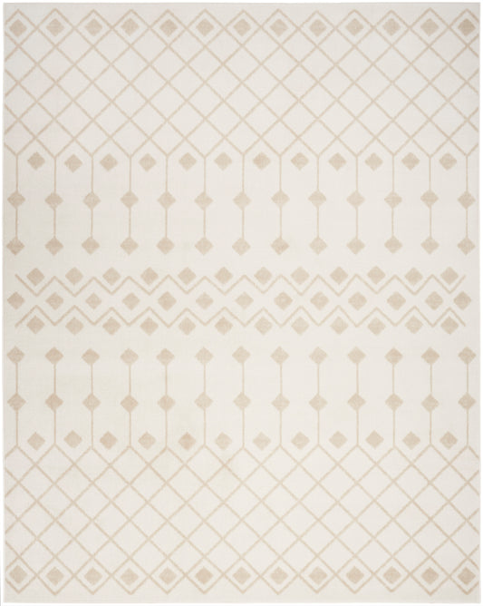 Nourison Home Grafix GRF37 Ivory Beige  Transitional Machinemade Rug