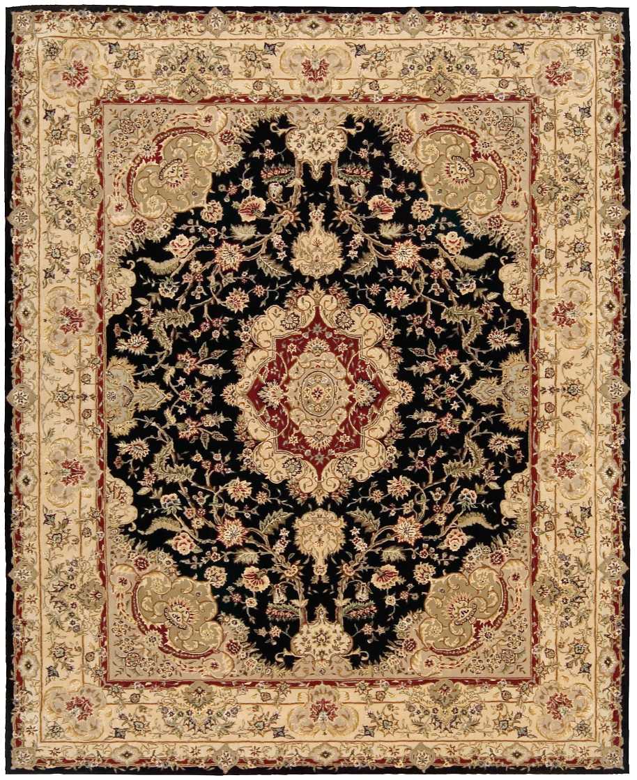 Nourison Home Nourison 2000 2028 Black  Traditional Tufted Rug