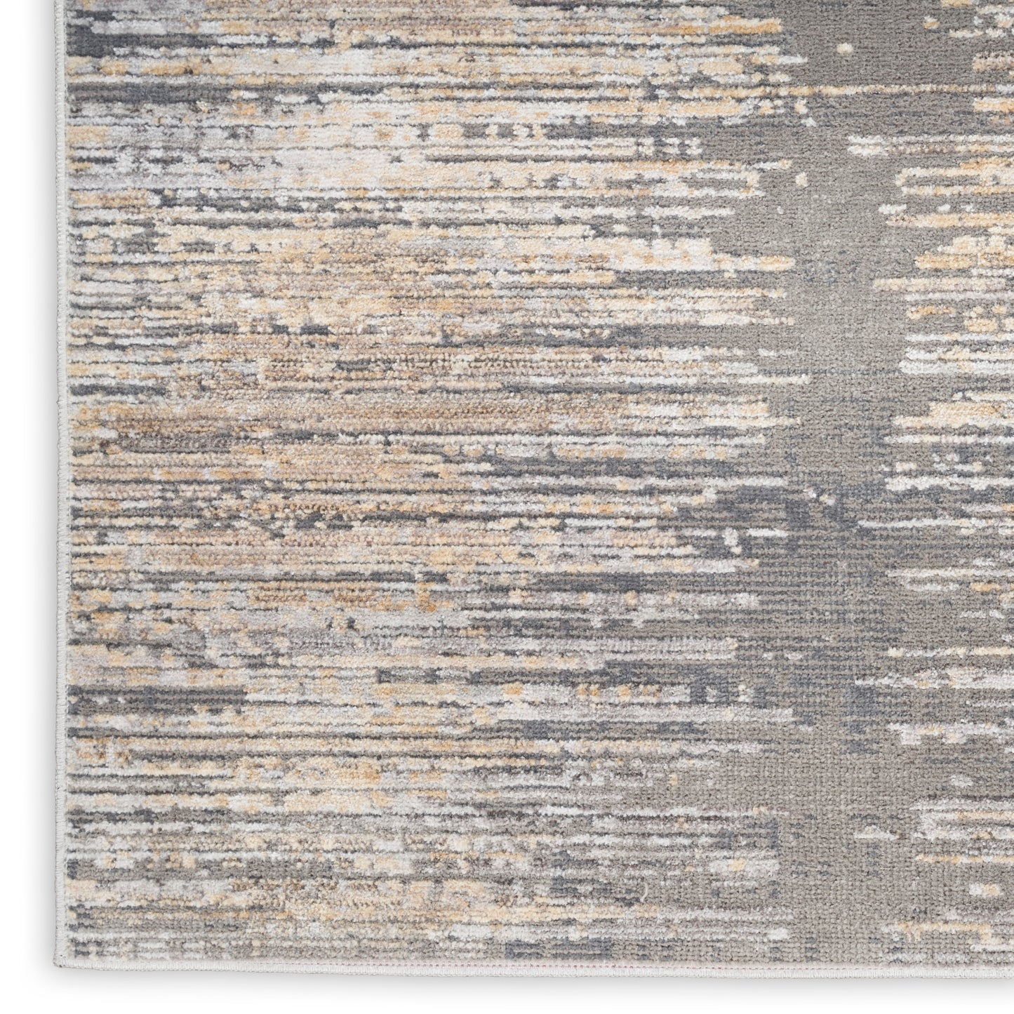 Nourison Home Abstract Hues ABH03 Grey Gold  Contemporary Machinemade Rug