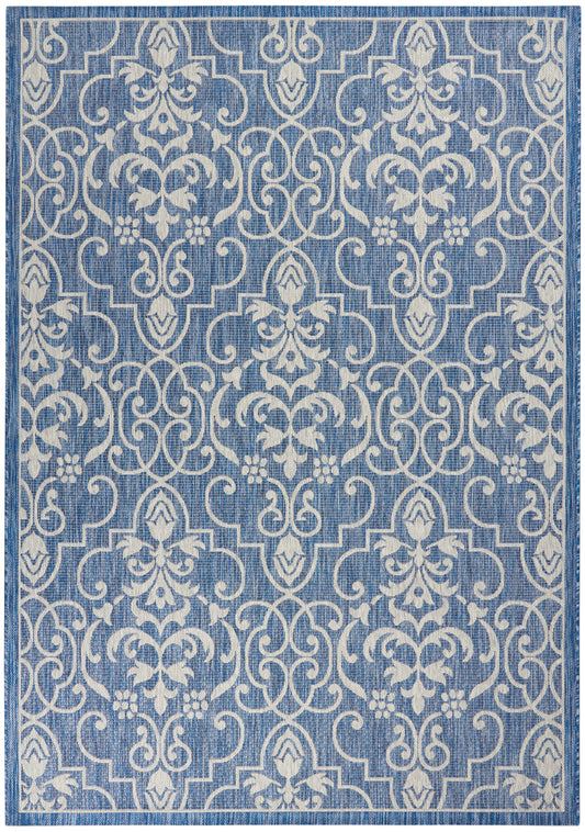 Nourison Home Country Side CTR04 Denim  Transitional Machinemade Rug