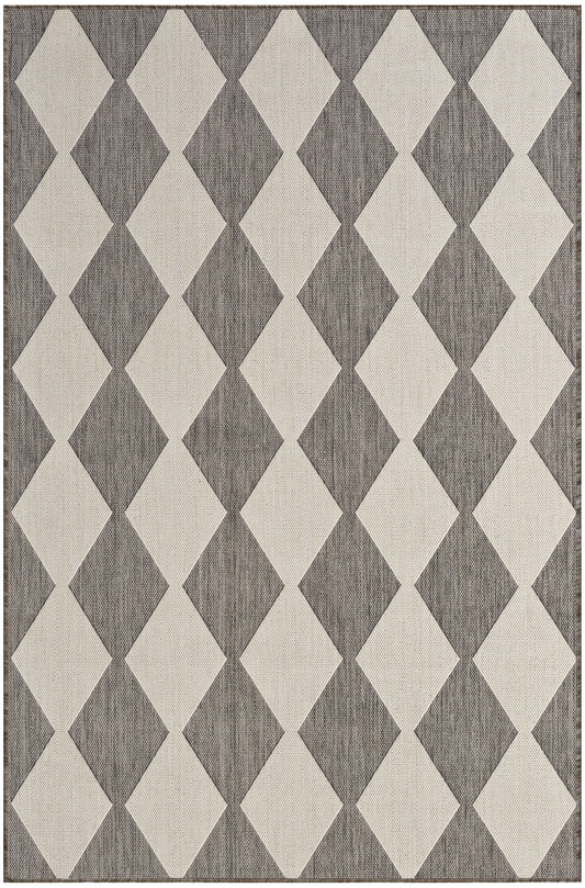 Nourison Home Positano POS04 Charcoal Contemporary Machinemade Rug