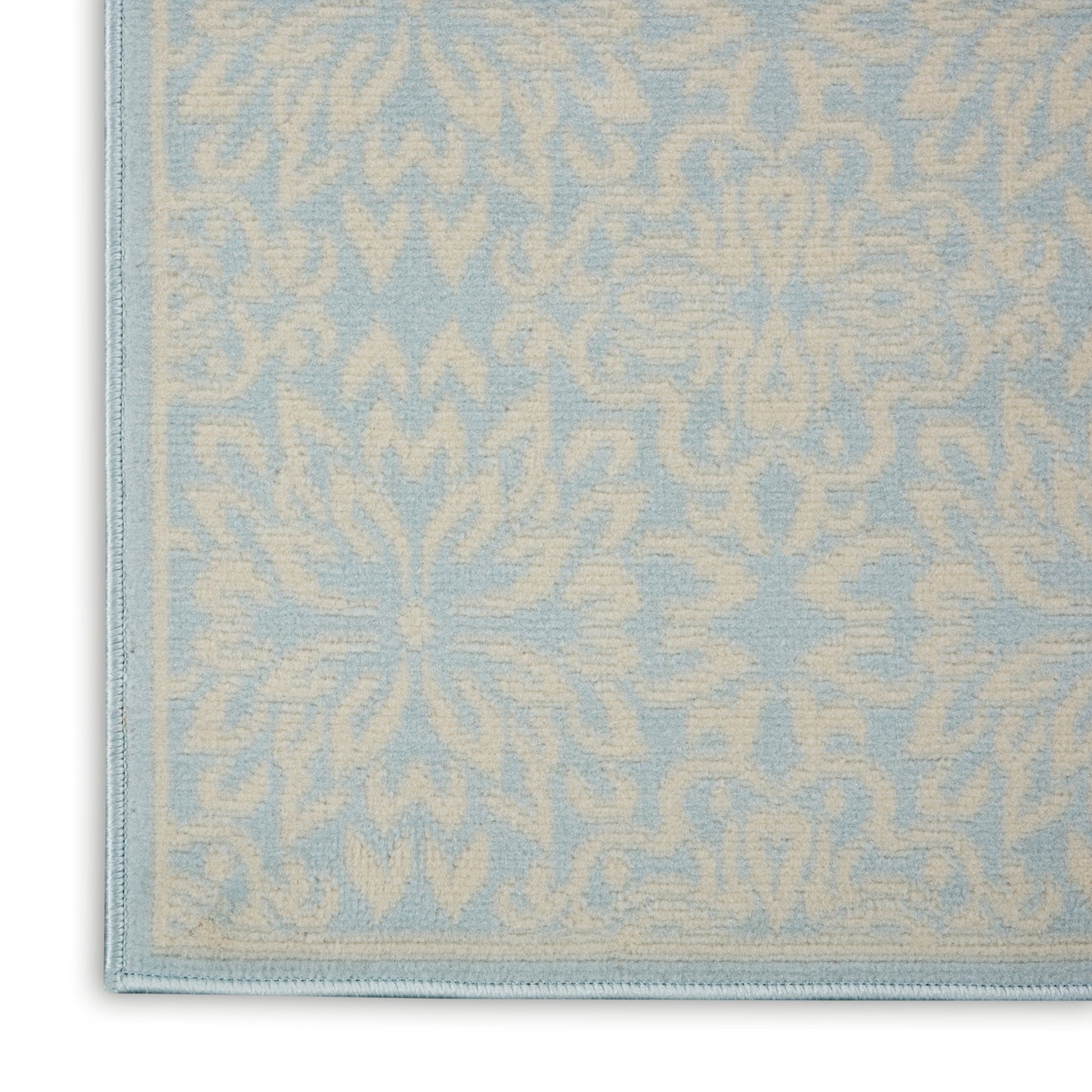 Nourison Home Jubilant JUB06 Ivory Light Blue  Transitional Machinemade Rug