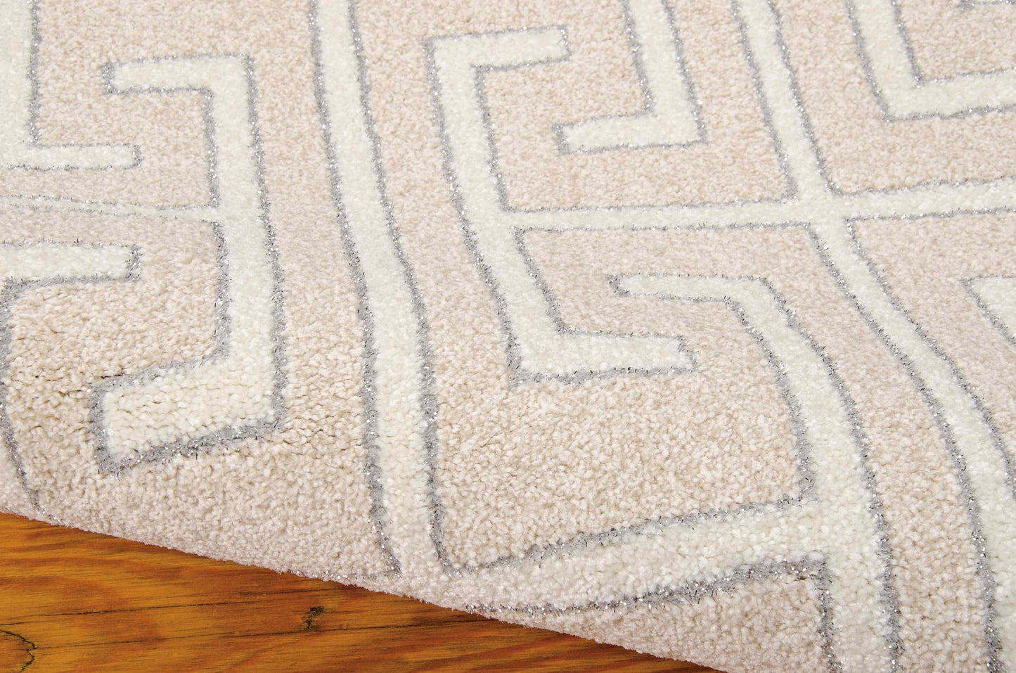 Michael Amini Glistening Nights MA507 Beige  Transitional Machinemade Rug