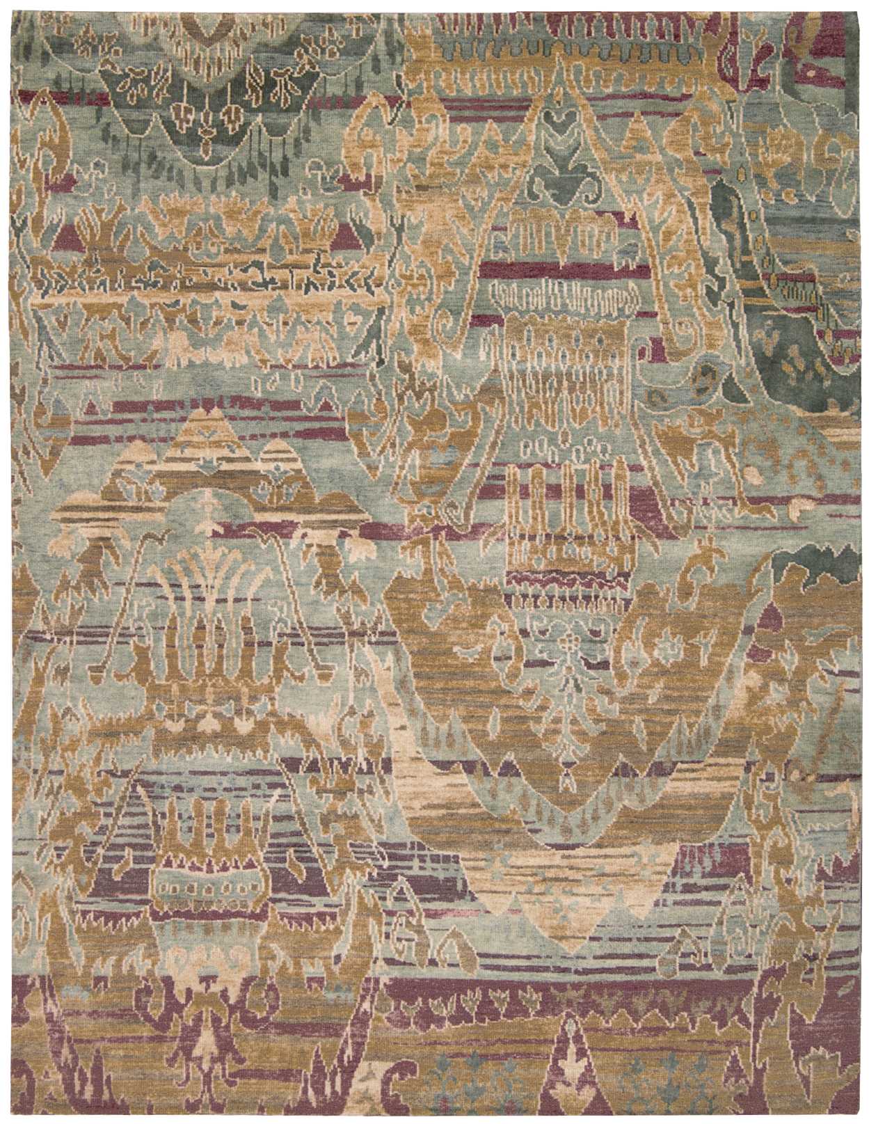 Nourison Home Dune DUN01 Mist  Transitional Knotted Rug