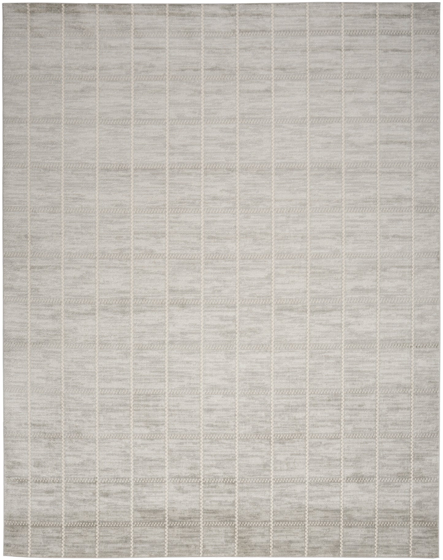 Nourison Home Serenity Home SRH05 Light Grey  Contemporary Woven Rug