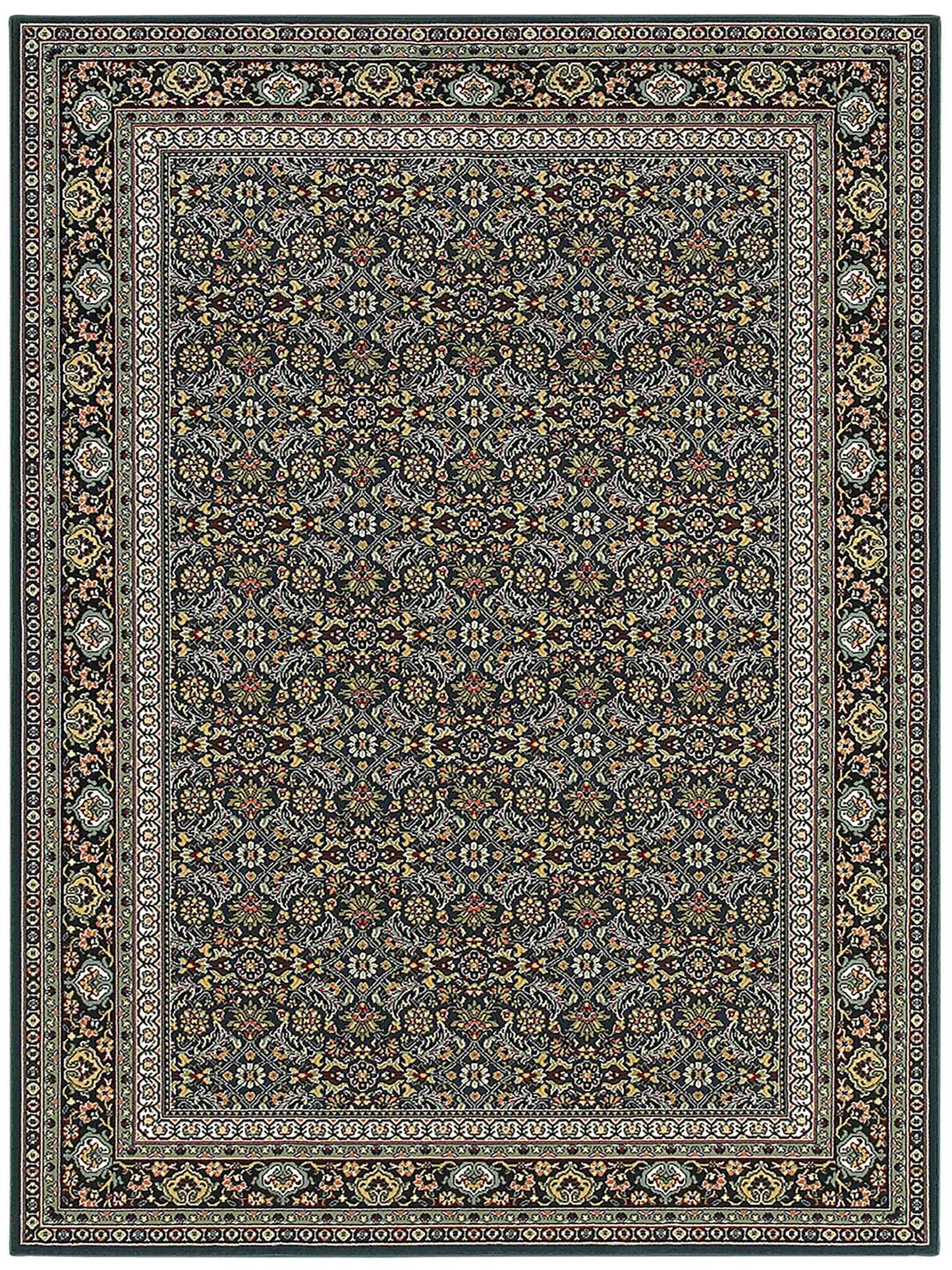 Oriental Weavers KASHAN 180L1 Navy Traditional Machinemade Rug