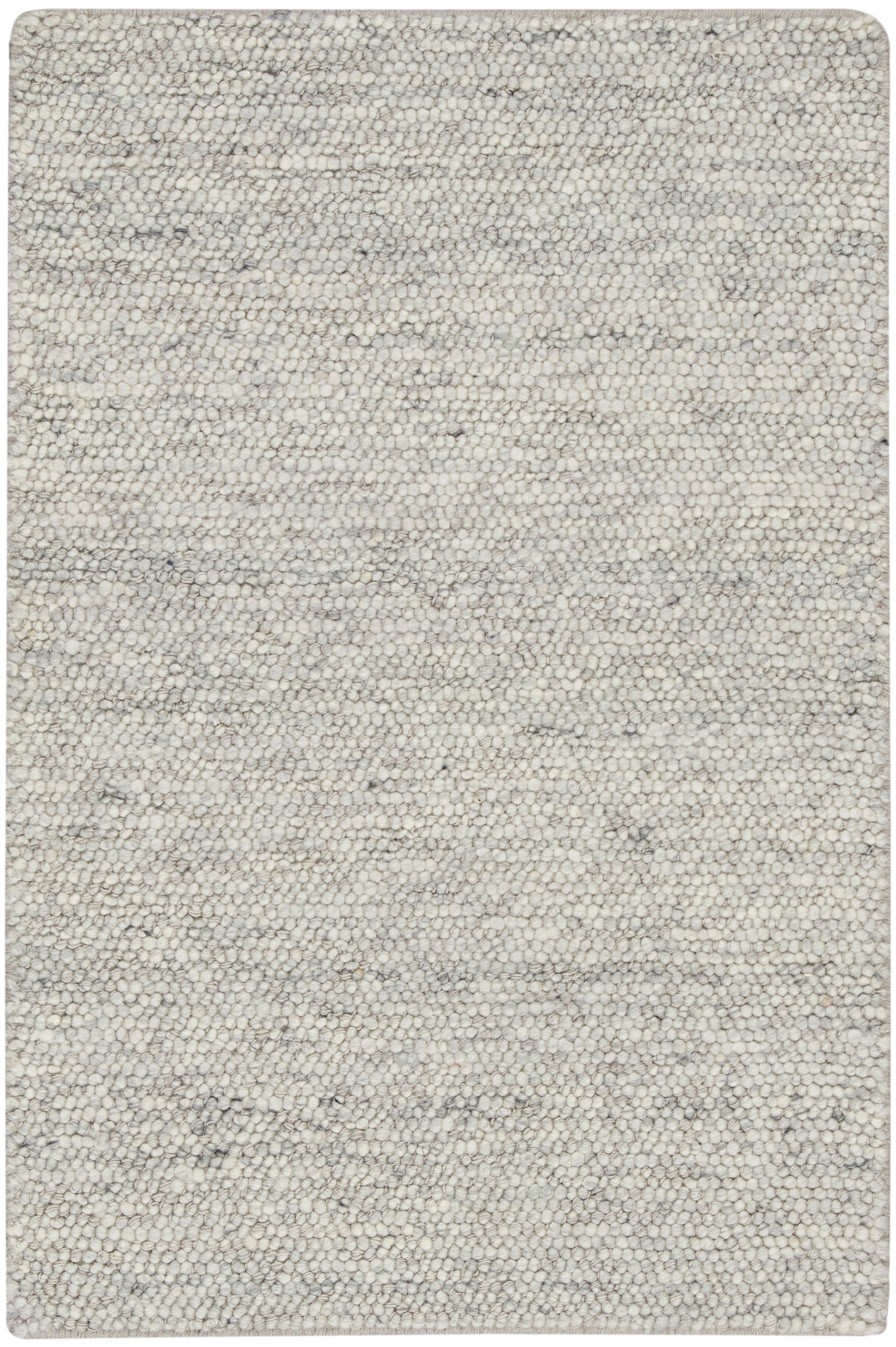 Nourison Home Alanna ALN01 Silver Contemporary Woven Rug