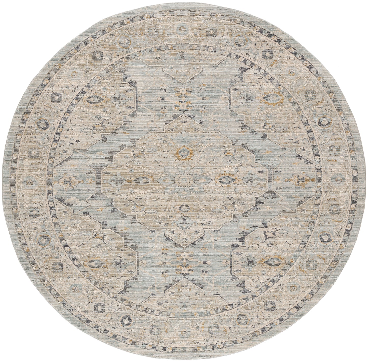 Nourison Home Lynx LNX07 Light Blue  Transitional Machinemade Rug