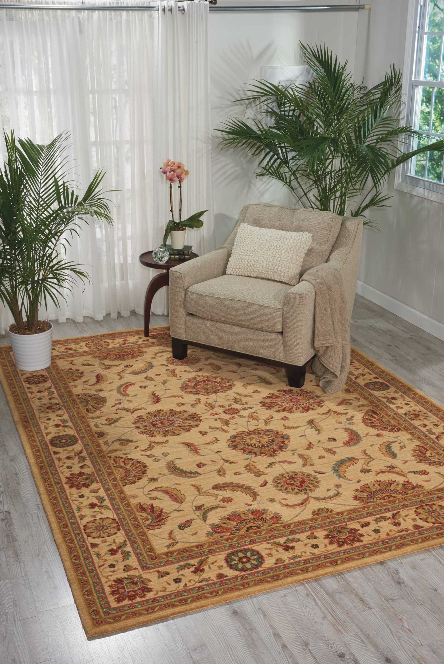 Nourison Home Living Treasures LI04 Ivory  Traditional Loom Rug