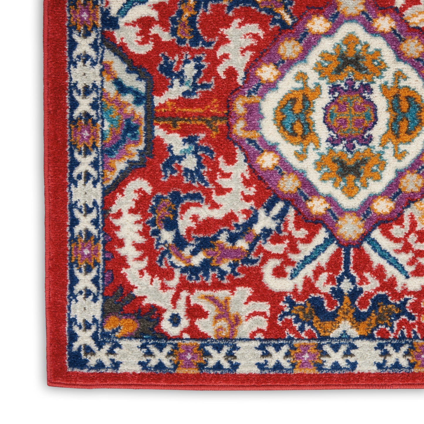 Nourison Home Passion PSN32 Red Multicolor  Transitional Machinemade Rug