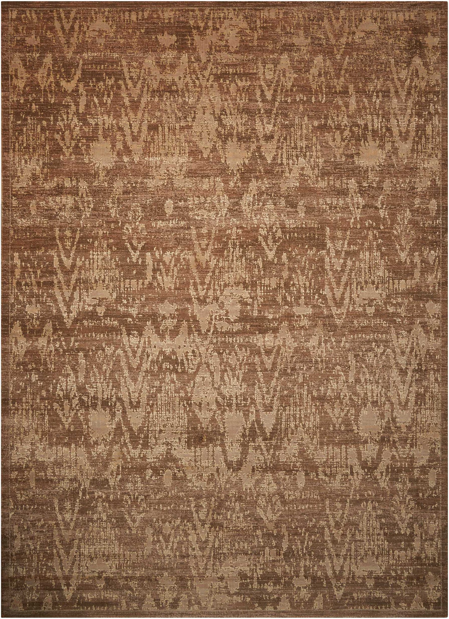 Nourison Home Silken Allure SLK17 Chocolate  Traditional Loom Rug