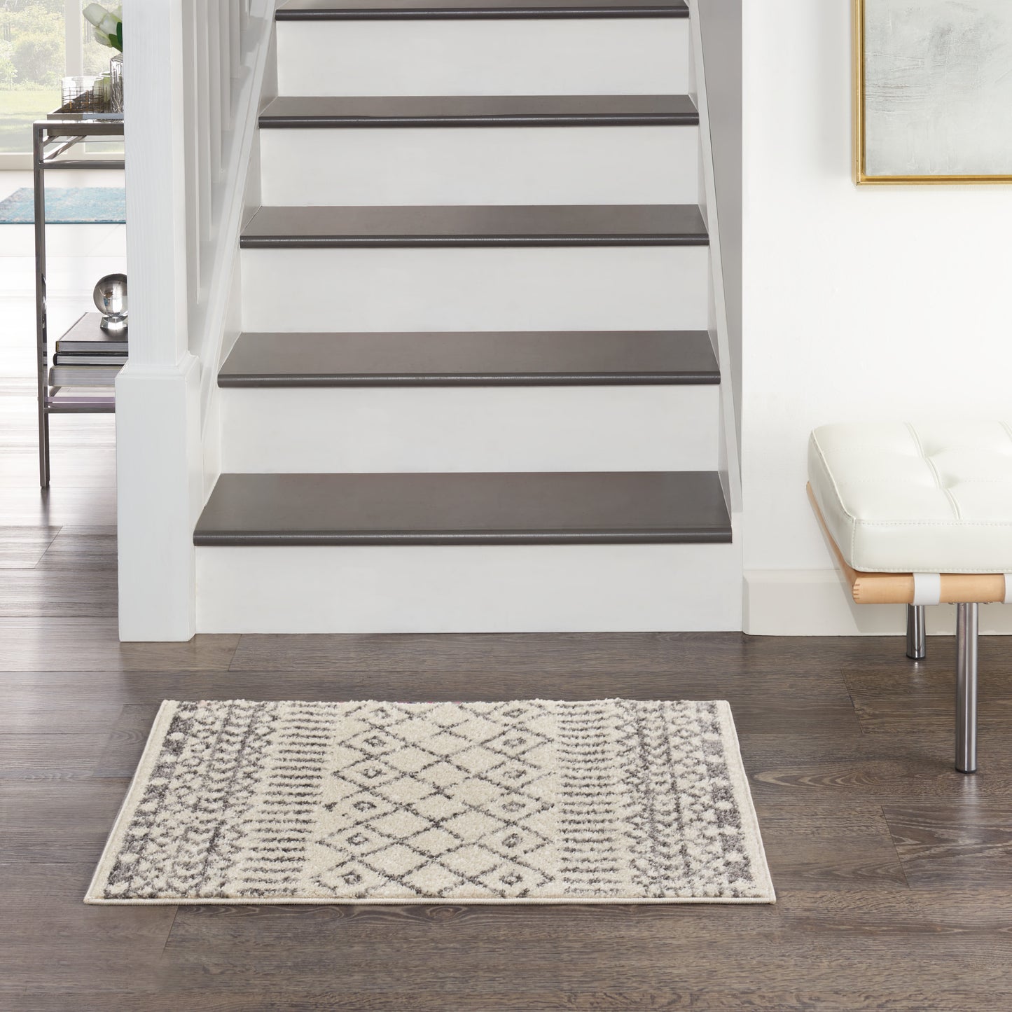 Nourison Home Passion PSN42 Ivory Grey  Transitional Machinemade Rug