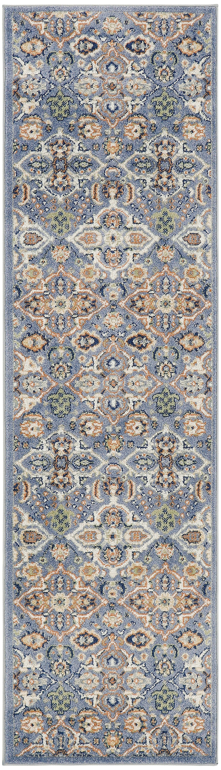 Nourison Home Allur ALR03 Light Blue  Transitional Machinemade Rug