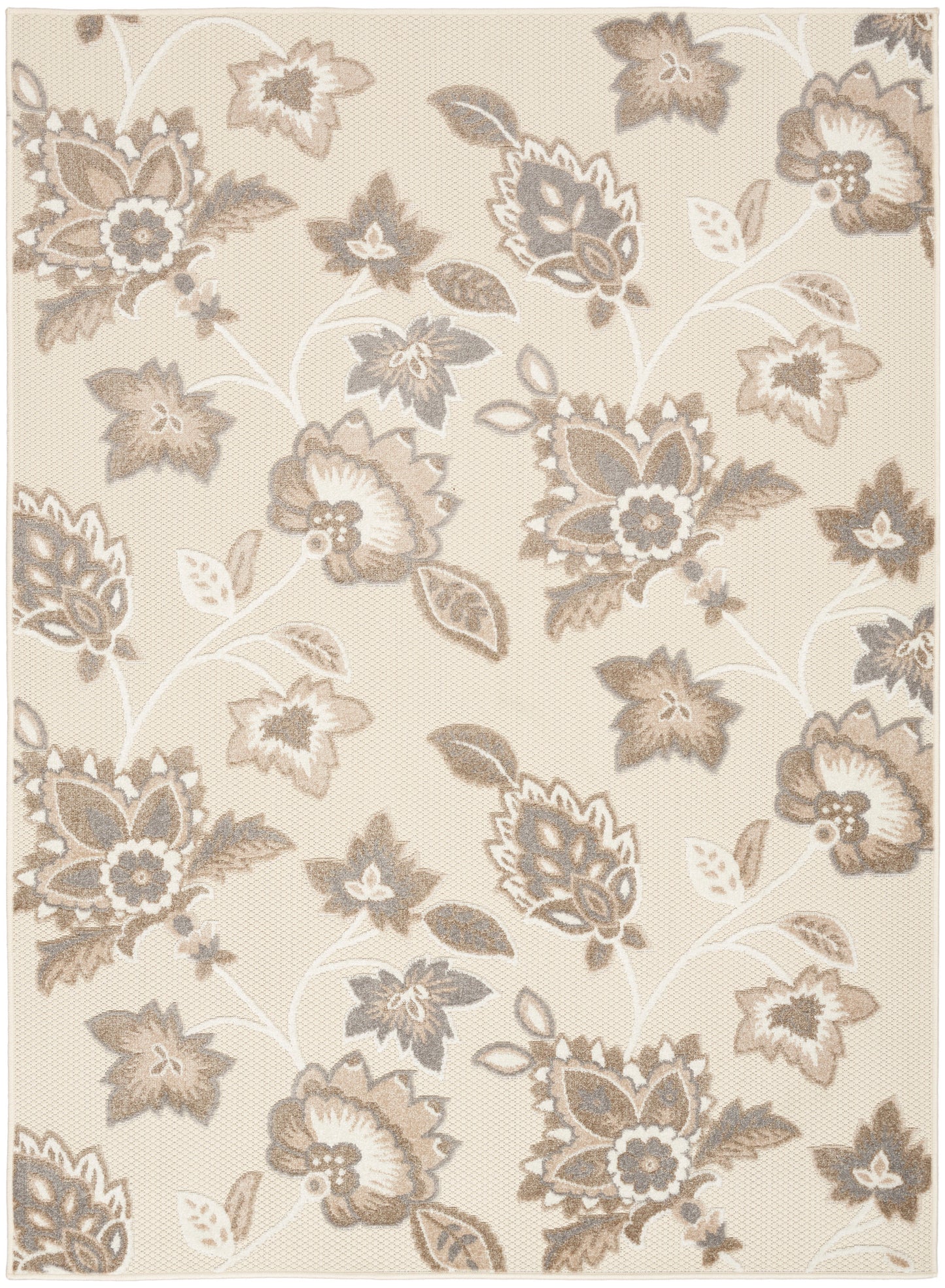 Nourison Home Aloha ALH31 Beige  Contemporary Machinemade Rug