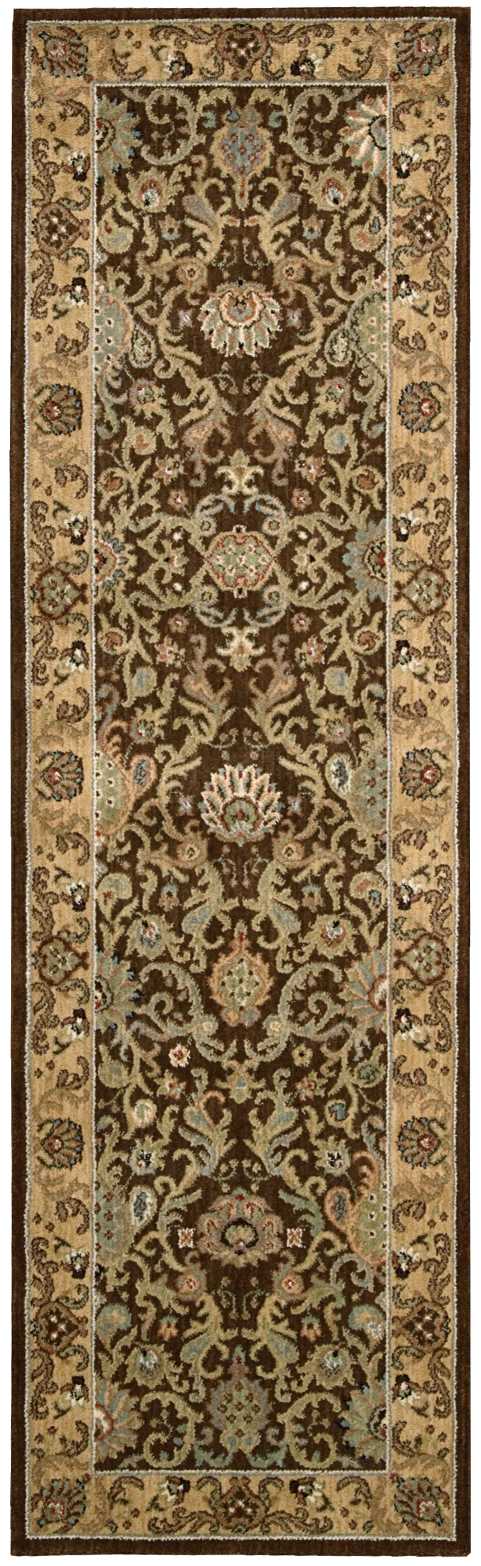 Nourison Home Lumiere KI602 Espresso Traditional Machinemade Rug