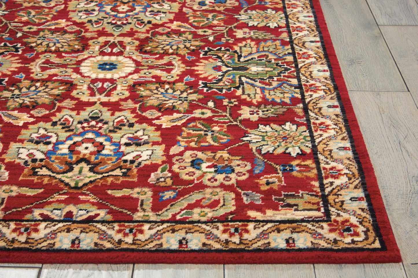 Nourison Home Timeless TML17 Red  Traditional Loom Rug