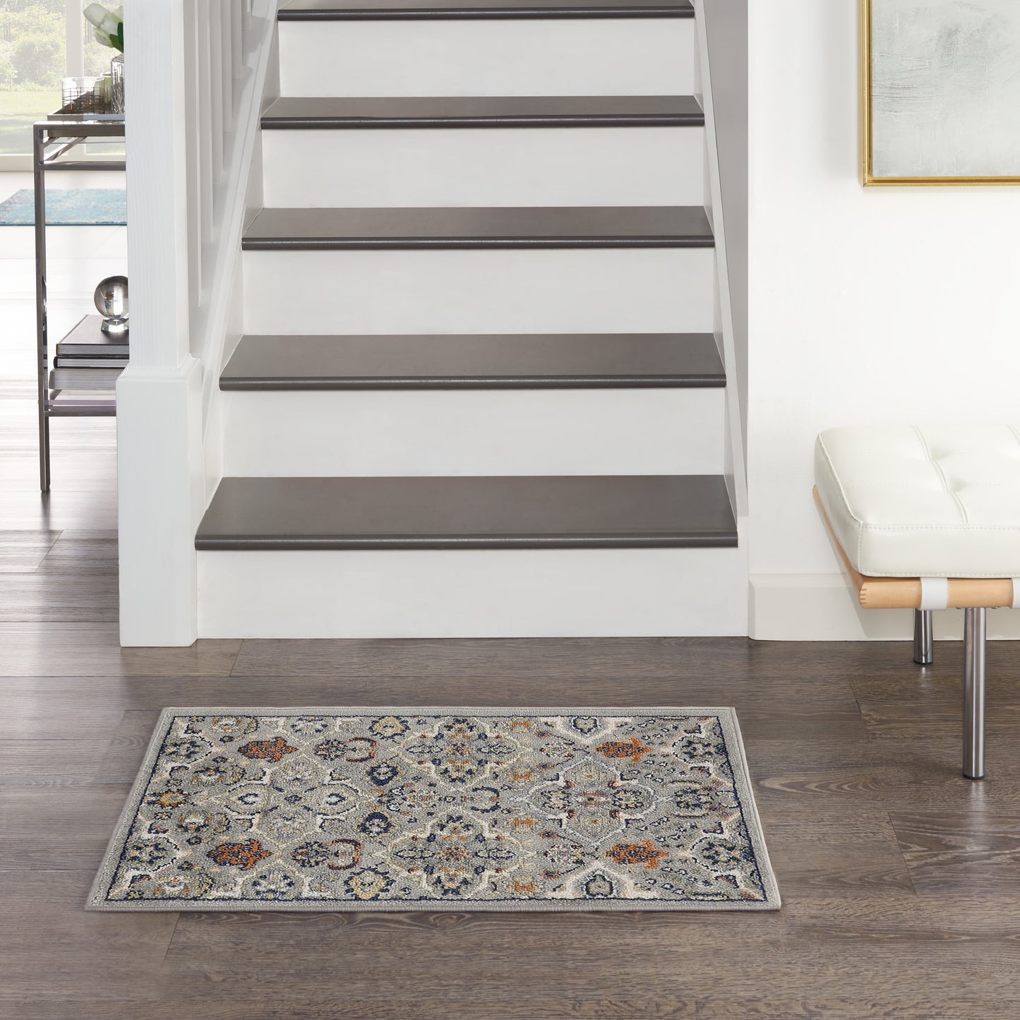 Nourison Home Allur ALR03 Grey  Transitional Machinemade Rug