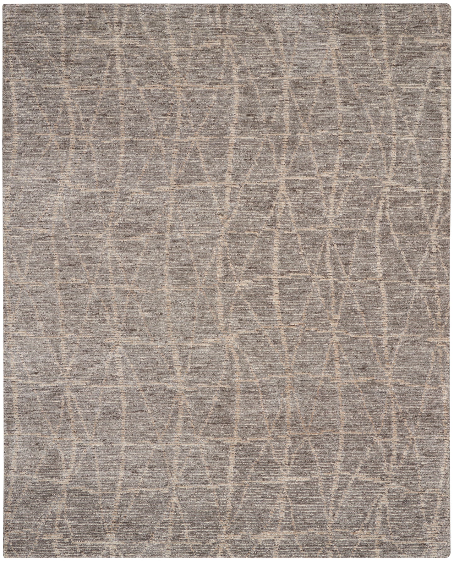 Nourison Home Ellora ELL02 Sand  Contemporary Knotted Rug