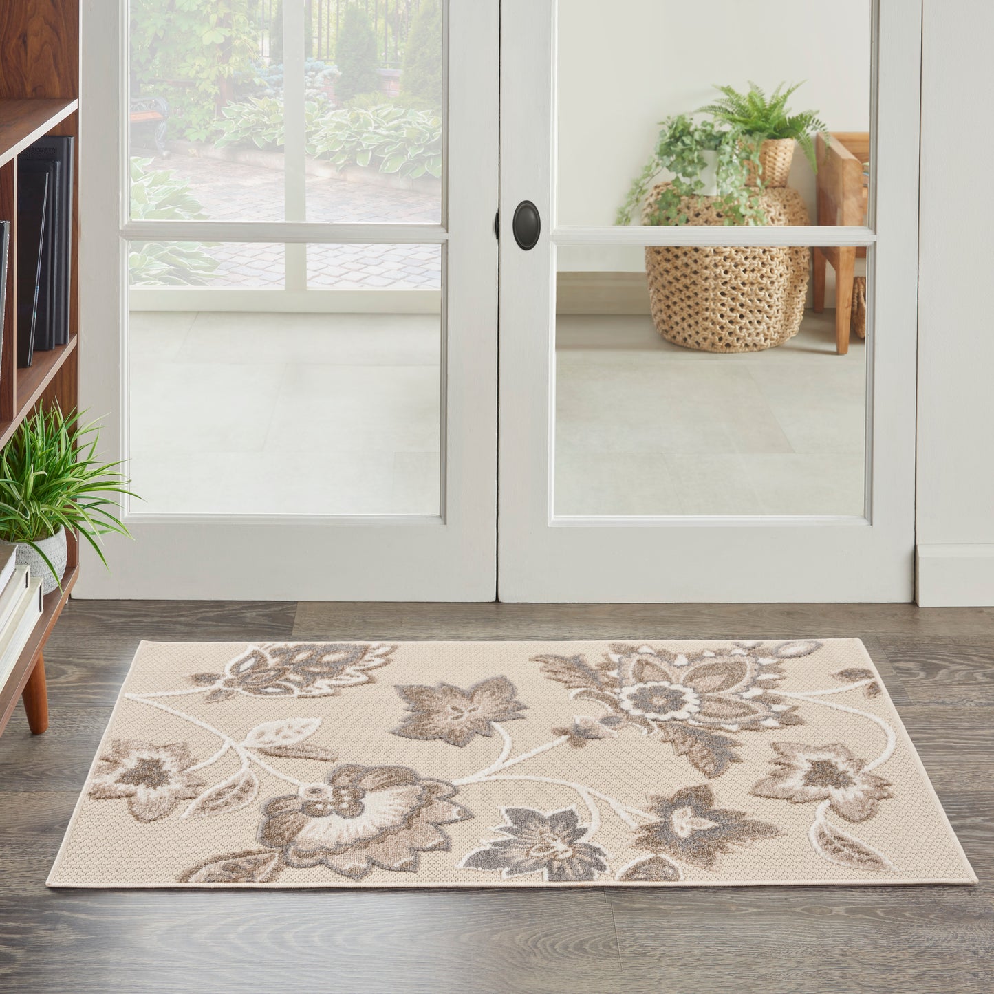 Nourison Home Aloha ALH31 Beige  Contemporary Machinemade Rug