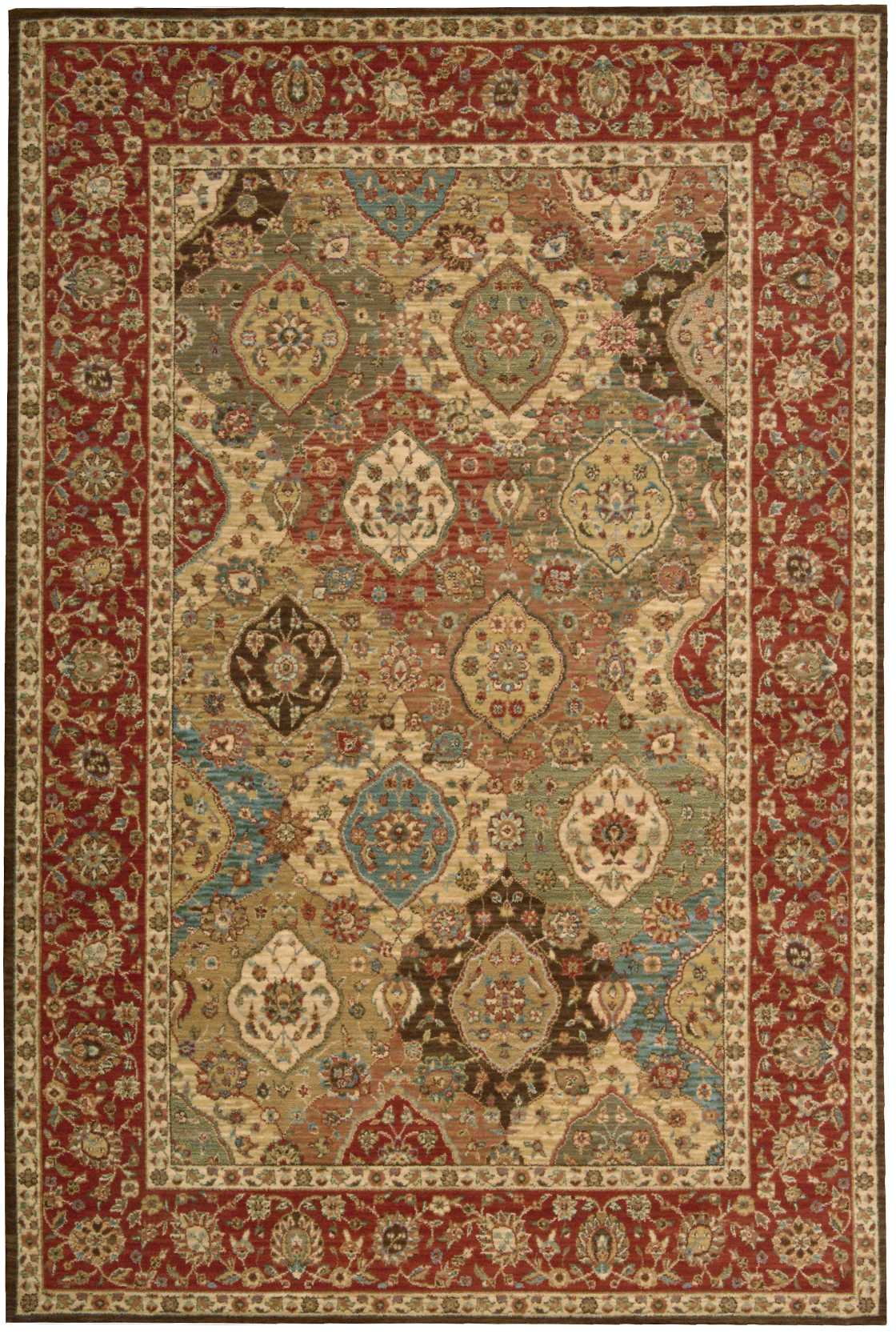 Nourison Home Living Treasures LI03 Multicolor  Traditional Loom Rug