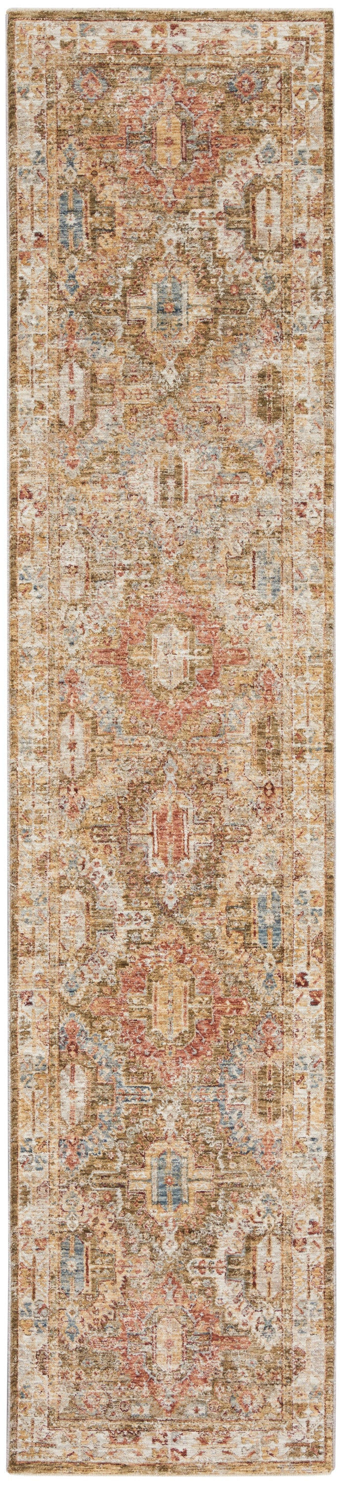 Nourison Home Sahar SHR01 Green Traditional Machinemade Rug