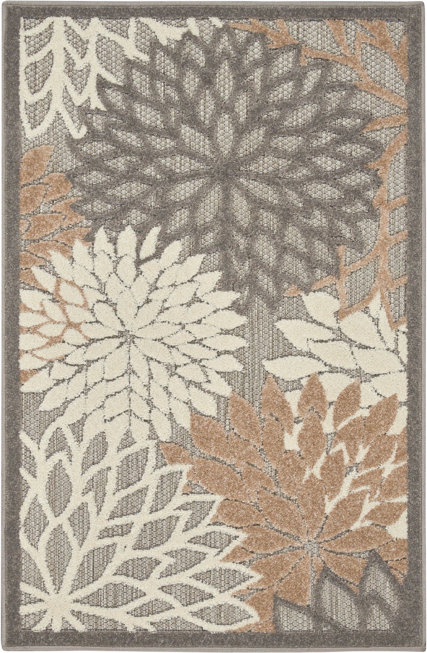 Nourison Home Aloha ALH05 Natural  Contemporary Machinemade Rug