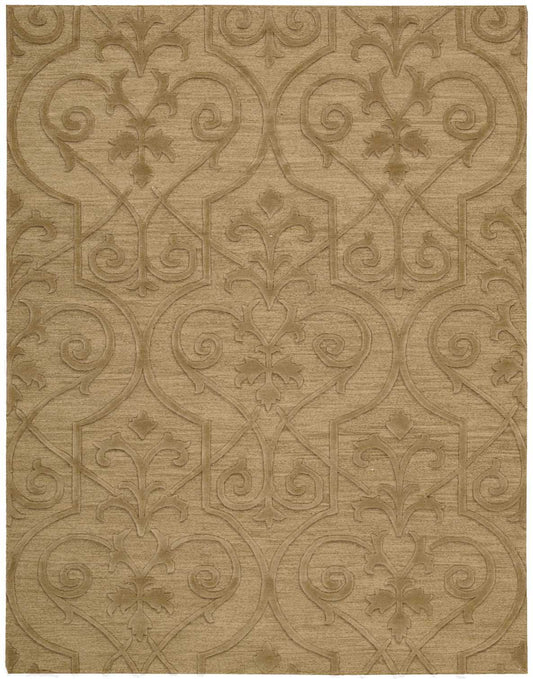 Nourison Home Ambrose AMB02 Khaki Transitional Woven Rug