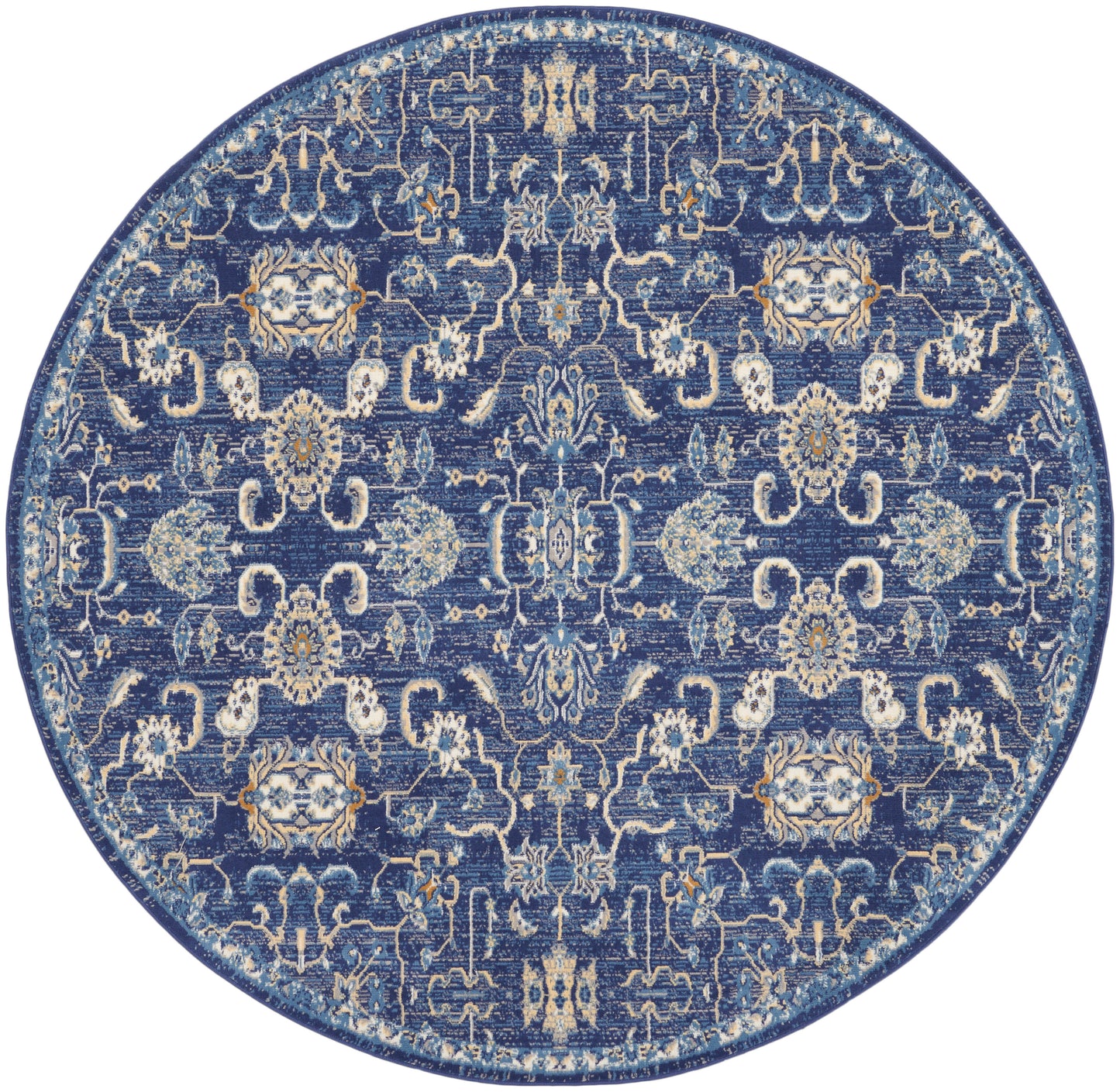 Nourison Home Grafix GRF24 Navy  Transitional Machinemade Rug