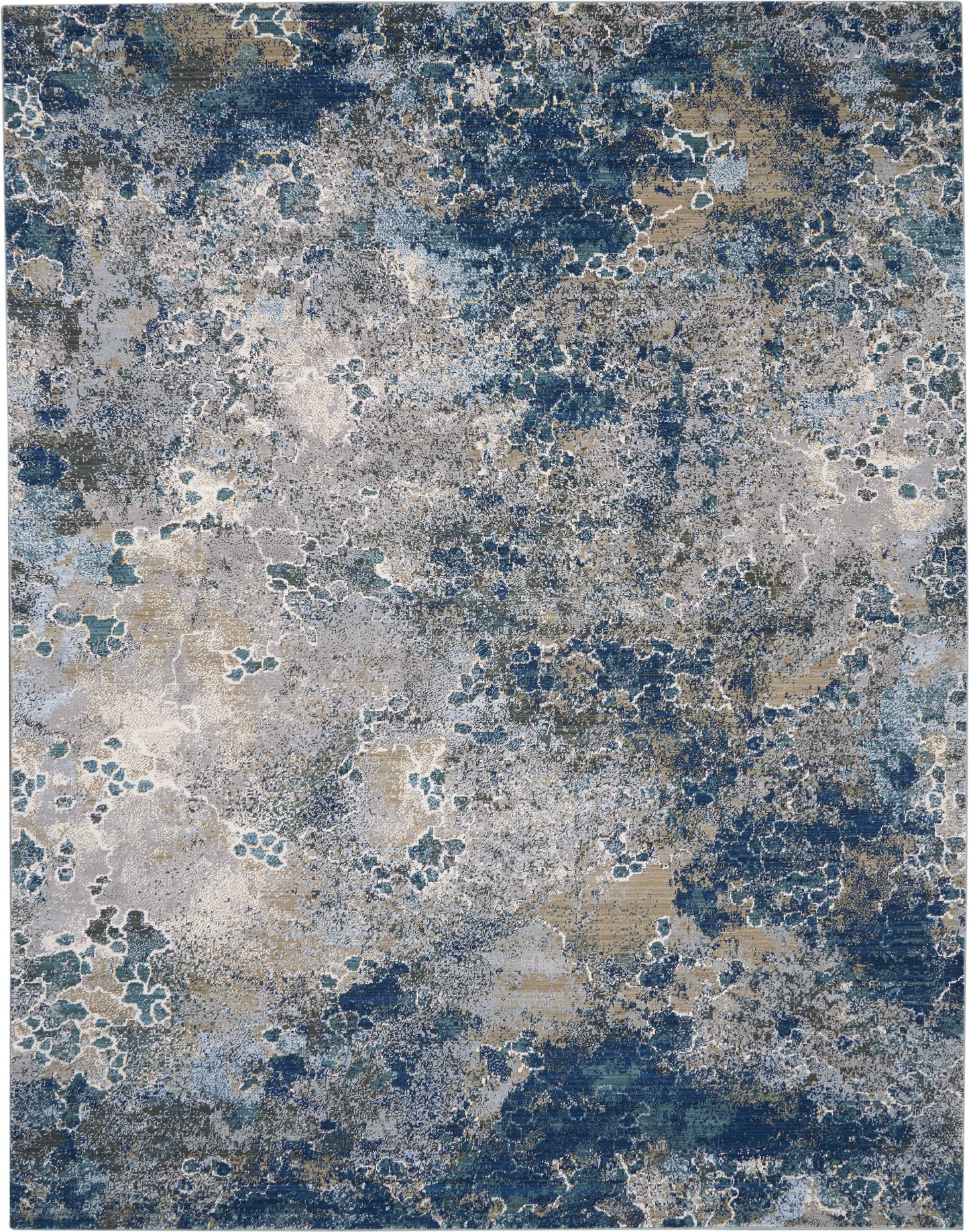 Nourison Home Artworks ATW02 Blue Grey  Contemporary Woven Rug