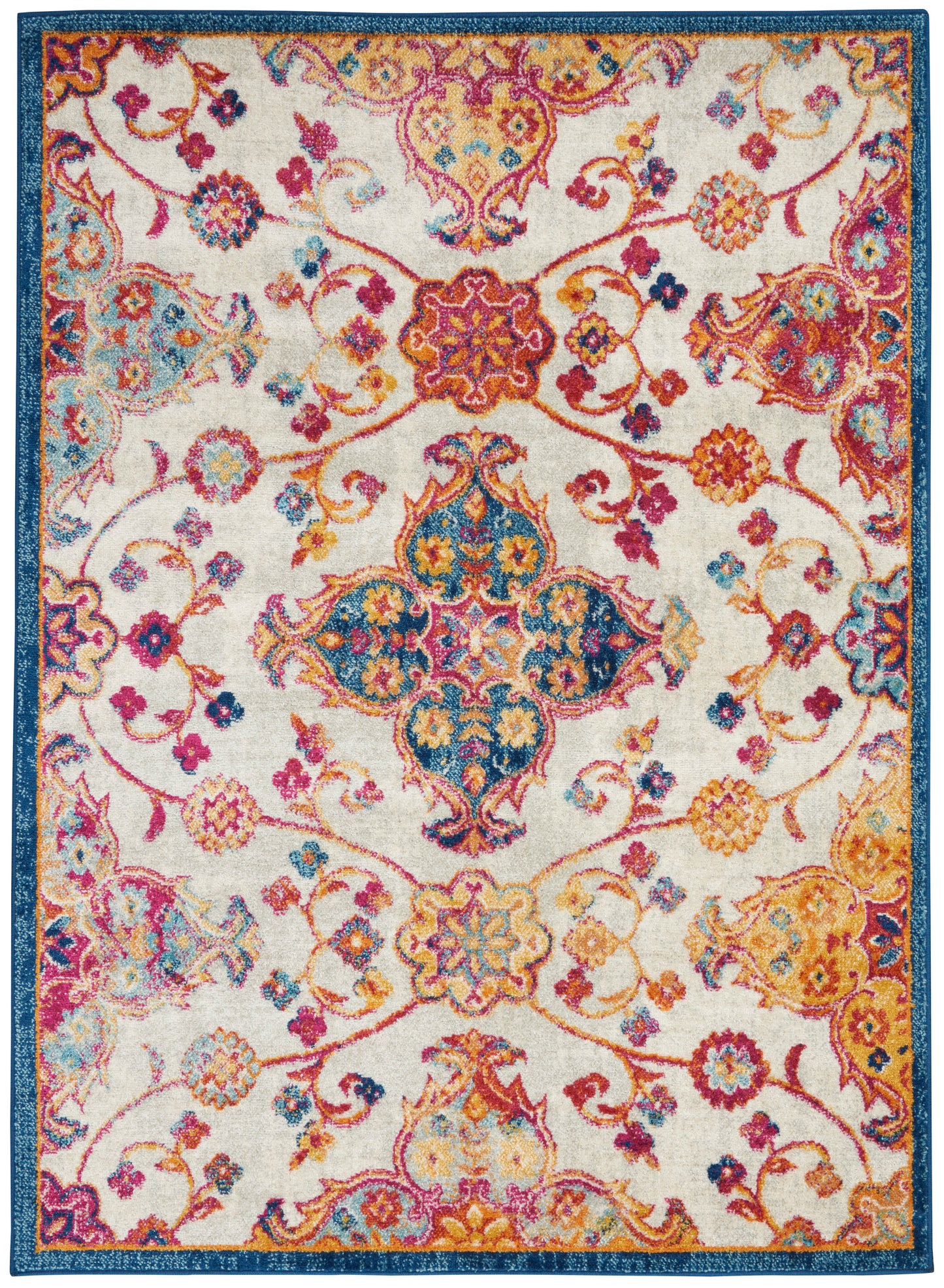 Nourison Home Persian Vintage PRV04 Ivory Multi   Machinemade Rug