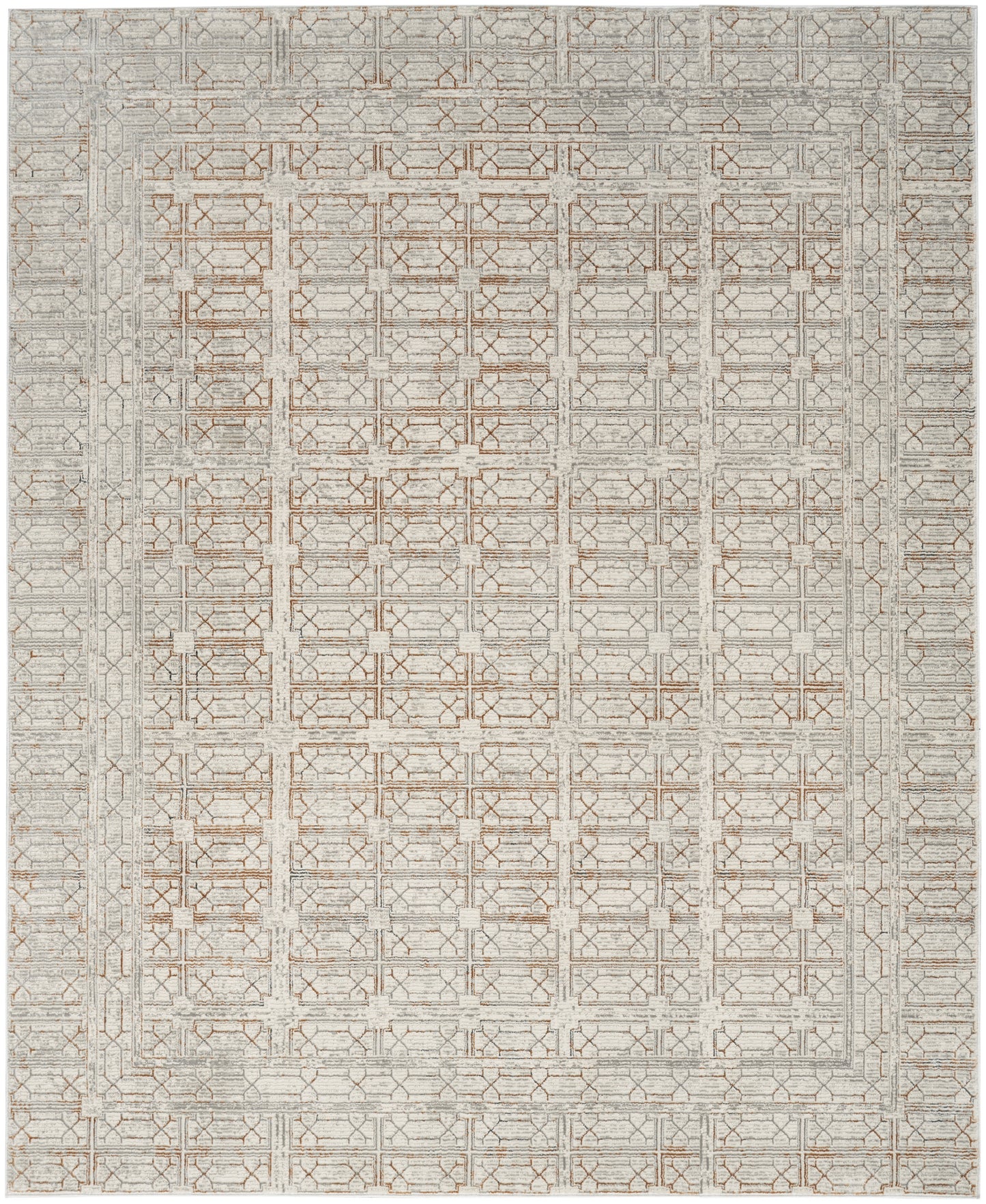 Nourison Home Desire DSR07 Ivory Beige  Contemporary Machinemade Rug