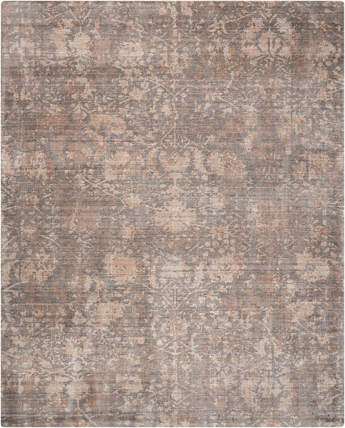 Nourison Home Lucent LCN02 Flint  Transitional Knotted Rug