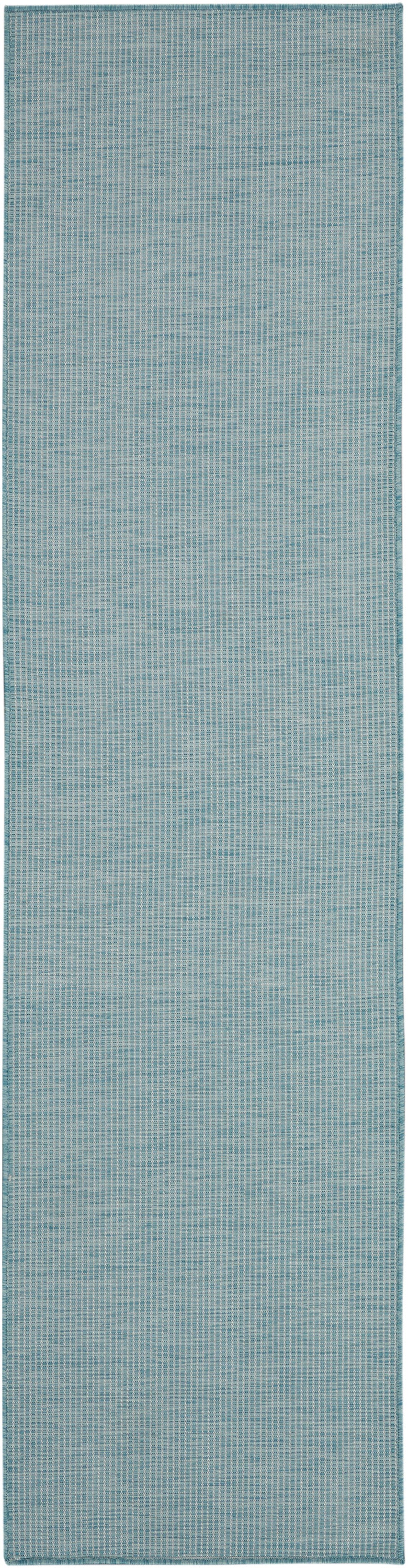 Nourison Home Positano POS01 Aqua Contemporary Machinemade Rug