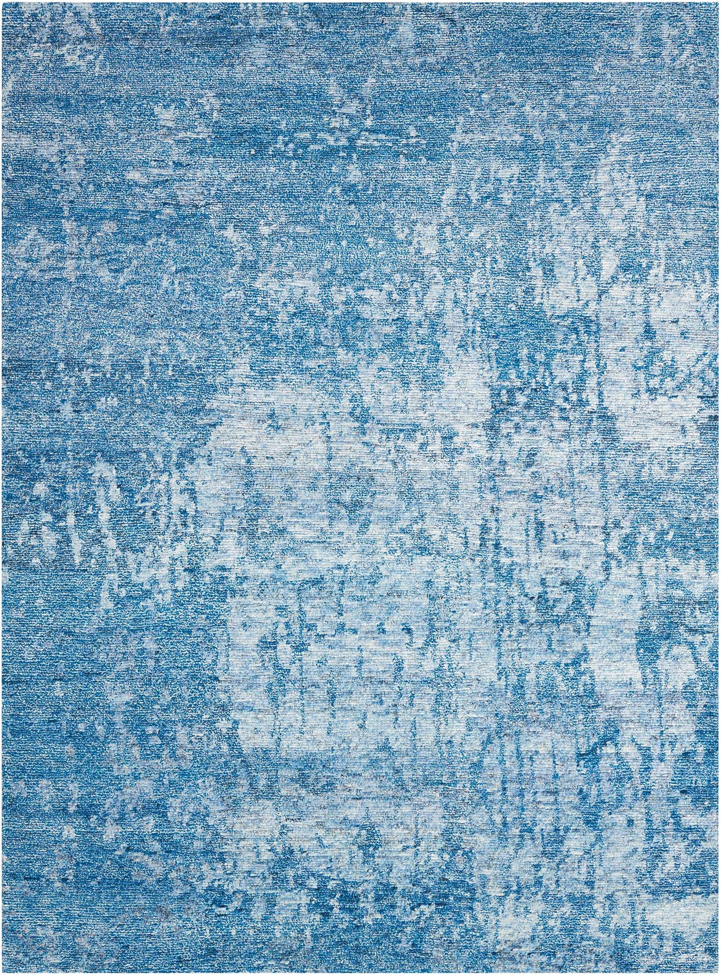 Nourison Home Silk Shadows SHA10 Ocean  Transitional Knotted Rug