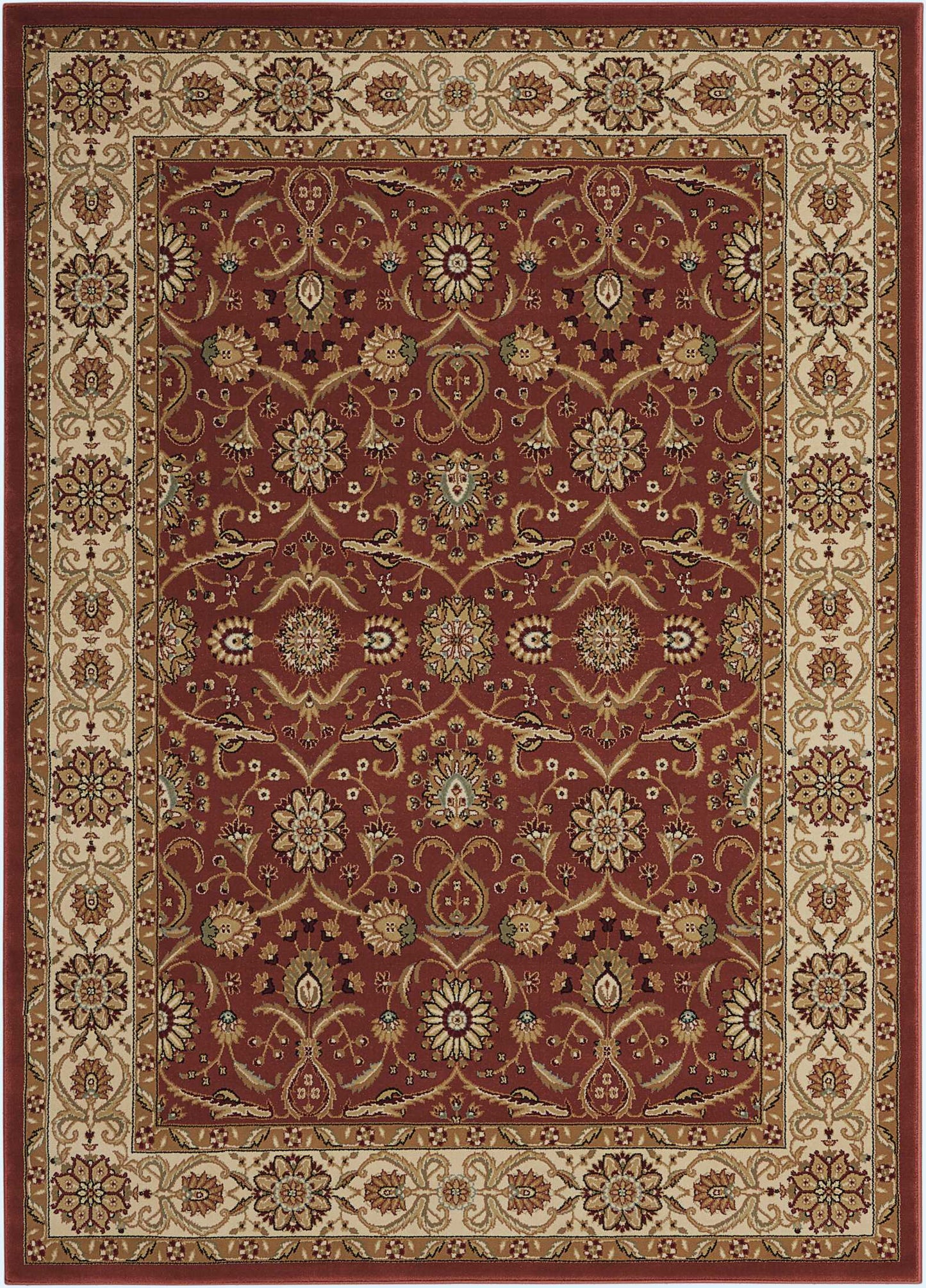 Nourison Home Persian Crown PC001 Brick Traditional Machinemade Rug