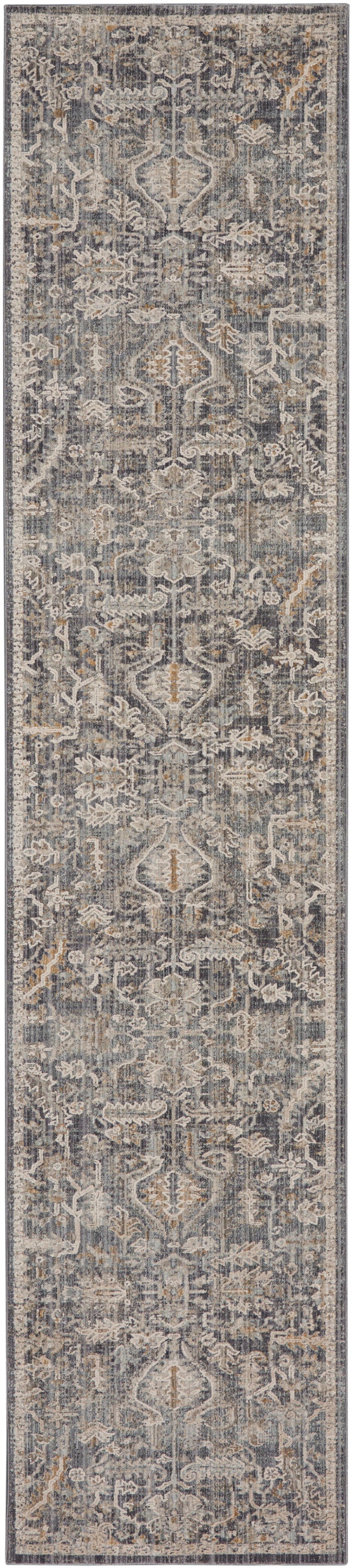 Nourison Home Lynx LNX02 Navy Multicolor  Transitional Machinemade Rug