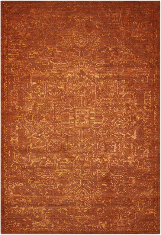 Nourison Home Silken Allure SLK14 Chocolate   Loom Rug