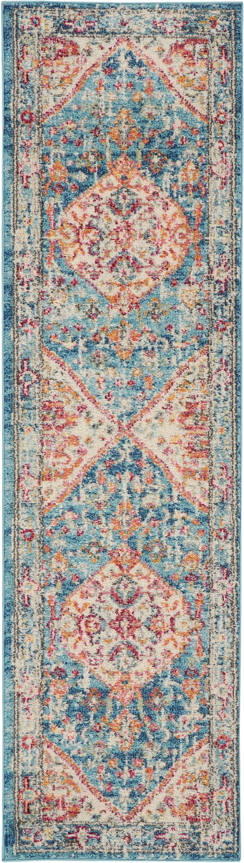 Nourison Home Passion PSN23 Ivory Light Blue  Transitional Machinemade Rug