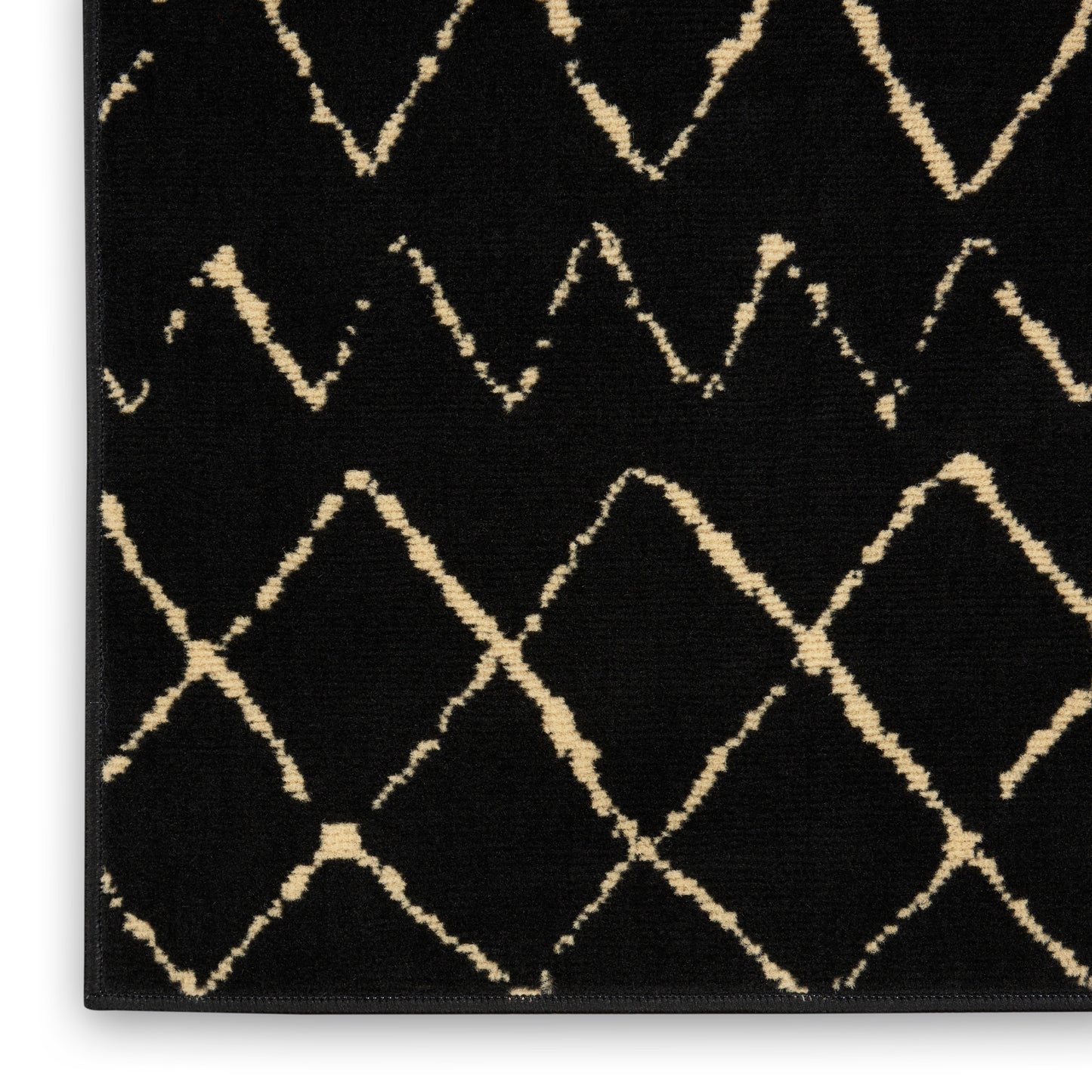 Nourison Home Grafix GRF04 Black  Contemporary Machinemade Rug