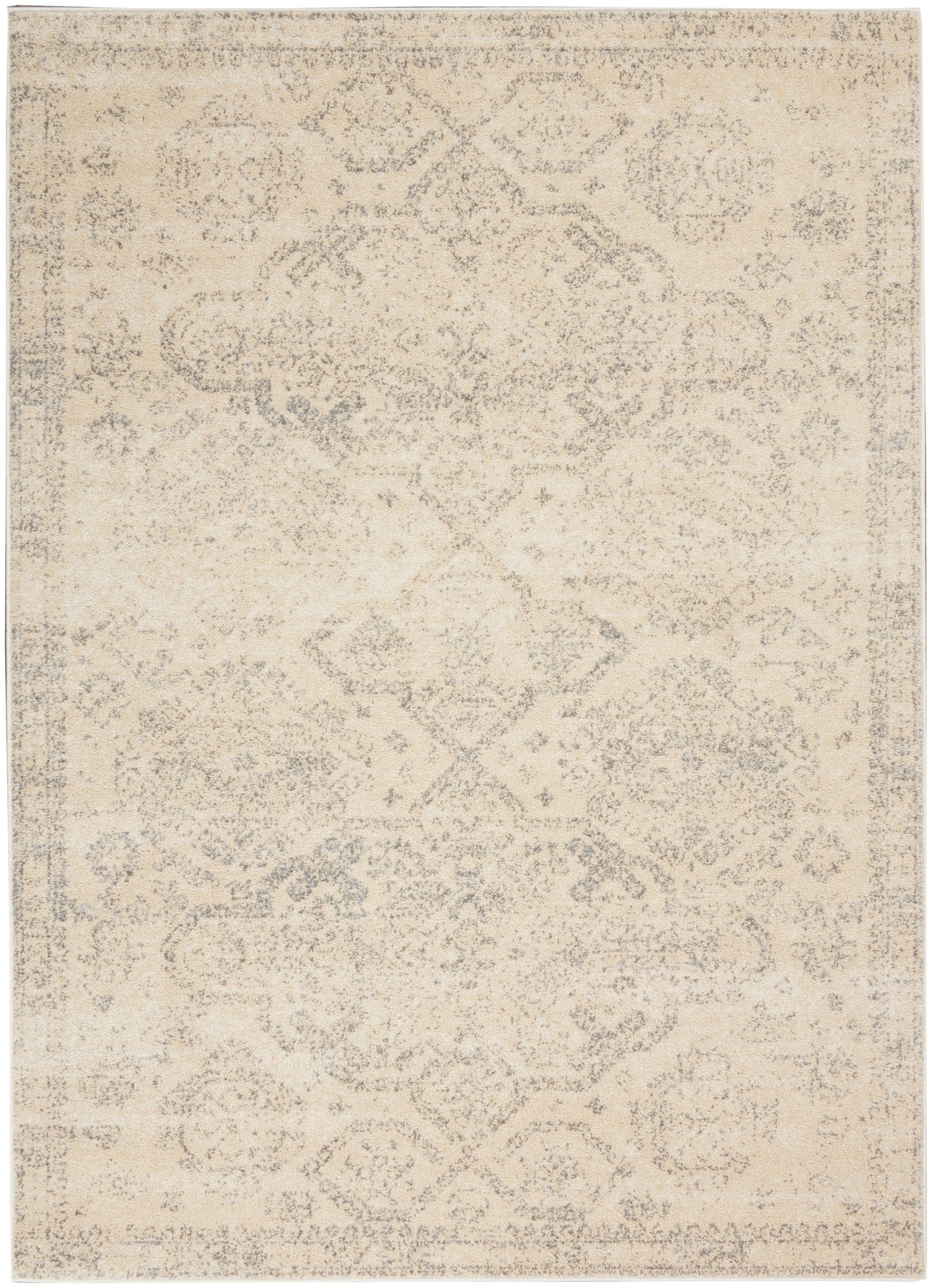 Nourison Home Tranquil TRA13 Beige Grey  Traditional Machinemade Rug