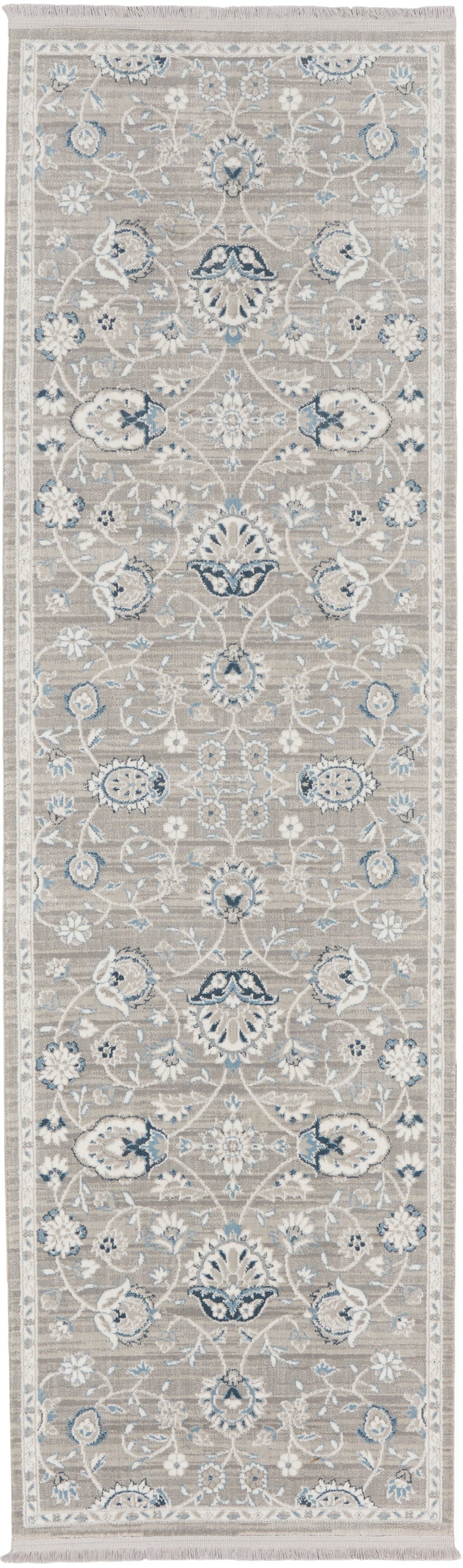 Nourison Home Lennox LEN01 Grey Ivory Transitional Machinemade Rug