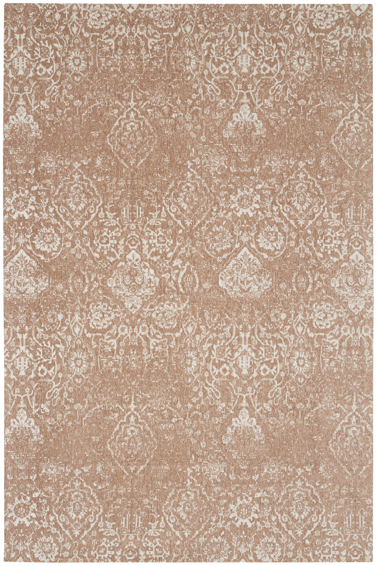 Nourison Home Damask DAS06 Beige Ivory  Transitional Machinemade Rug