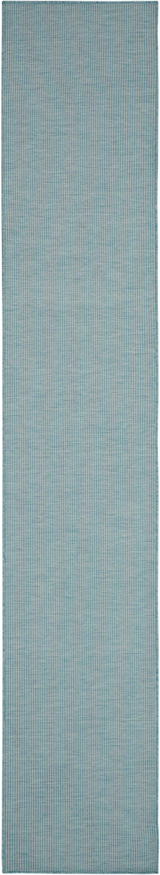 Nourison Home Positano POS01 Aqua  Contemporary Machinemade Rug