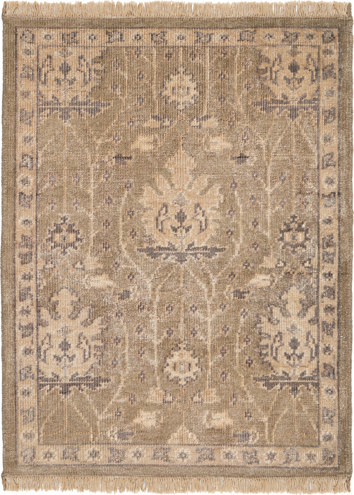 Nourison Home Aldora ALD03 Opal Grey Traditional Knotted Rug