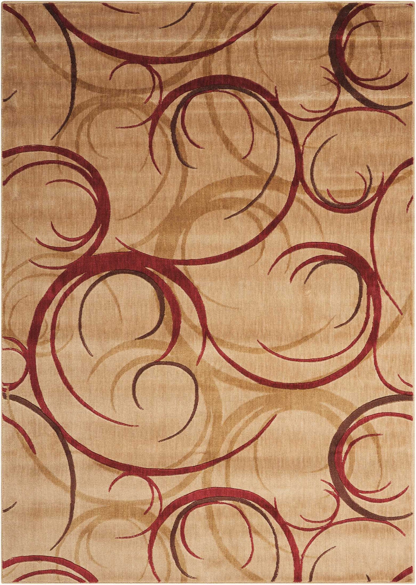 Nourison Home Somerset ST82 Beige  Contemporary Machinemade Rug