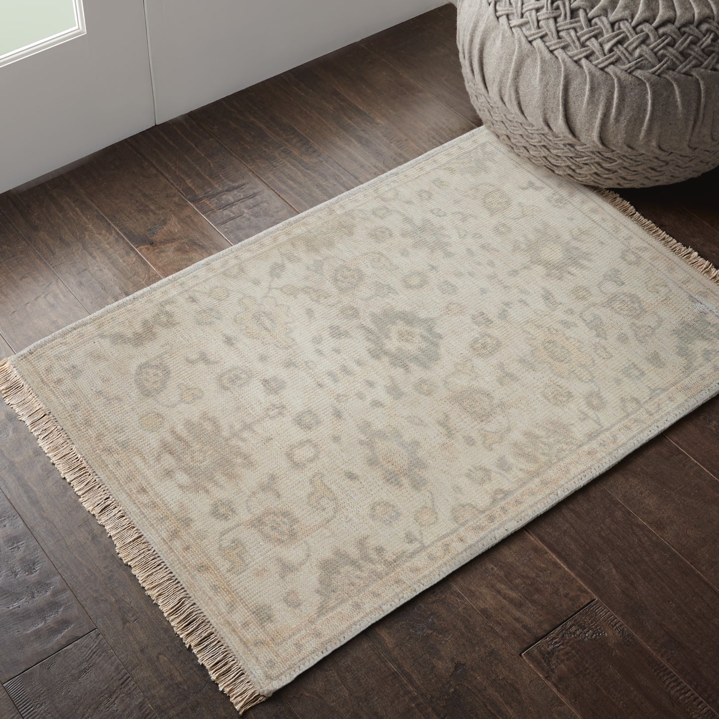 Nourison Home Aldora ALD14 Ivory Grey  Traditional Knotted Rug